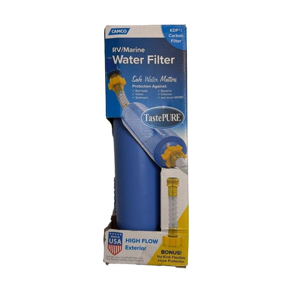 Camco TastePURE RV/Marine Water Filter New Sealed